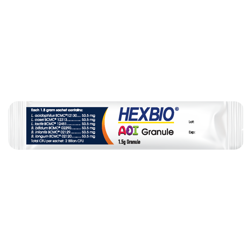 [NEW PRODUCT] HEXBIO® AOI Granule (Children), 1.5g x 14's