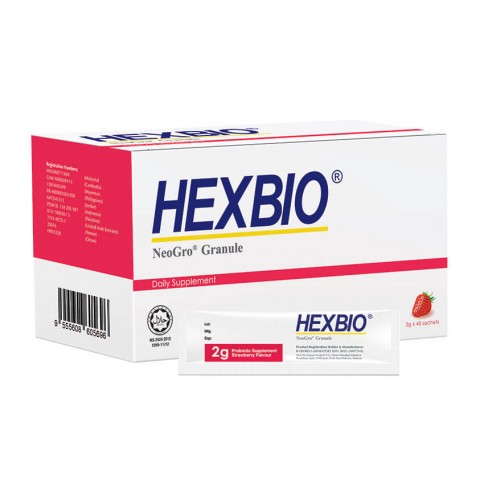 HEXBIO®NeoGro® 2g x 45's - Strawberry Flavour