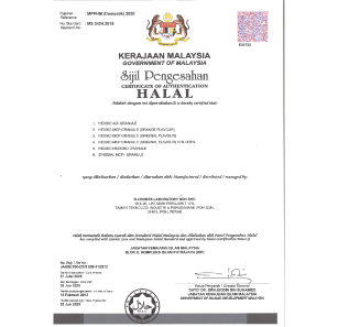 Halal certificate