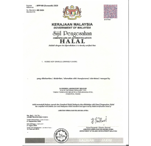 Halal certificate